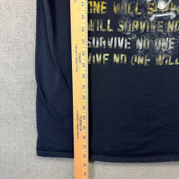 WWE Tommaso Ciampa "No One Will Survive" Authentic T-Shirt Men's XL Black Cotton - Picture 4 of 6